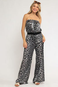 Cheetah Printed Jumpsuit - Jessiz Boutique