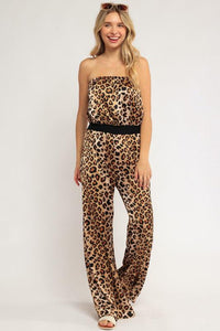 Cheetah Printed Jumpsuit - Jessiz Boutique