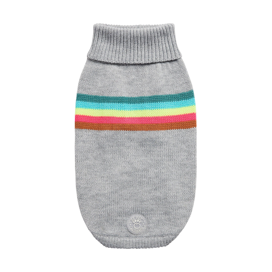 Comfy Retro Dog Sweater Grey Mix Color - Jessiz Boutique