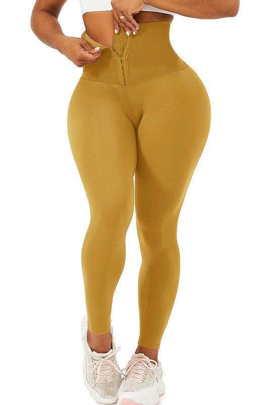 Corset Waist Buttery Soft Body Shaper Leggings - Jessiz Boutique