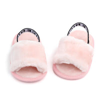 Cozy Fluffy Slippers with Elastic Band - Jessiz Boutique