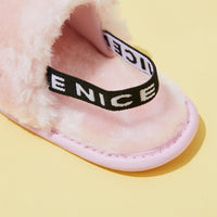 Cozy Fluffy Slippers with Elastic Band - Jessiz Boutique