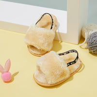 Cozy Fluffy Slippers with Elastic Band - Jessiz Boutique