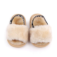 Cozy Fluffy Slippers with Elastic Band - Jessiz Boutique