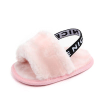 Cozy Fluffy Slippers with Elastic Band - Jessiz Boutique