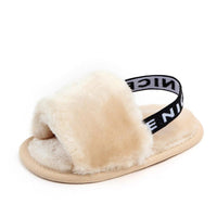 Cozy Fluffy Slippers with Elastic Band - Jessiz Boutique