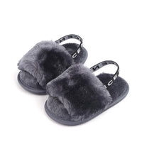 Cozy Fluffy Slippers with Elastic Band - Jessiz Boutique