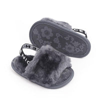 Cozy Fluffy Slippers with Elastic Band - Jessiz Boutique