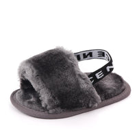 Cozy Fluffy Slippers with Elastic Band - Jessiz Boutique