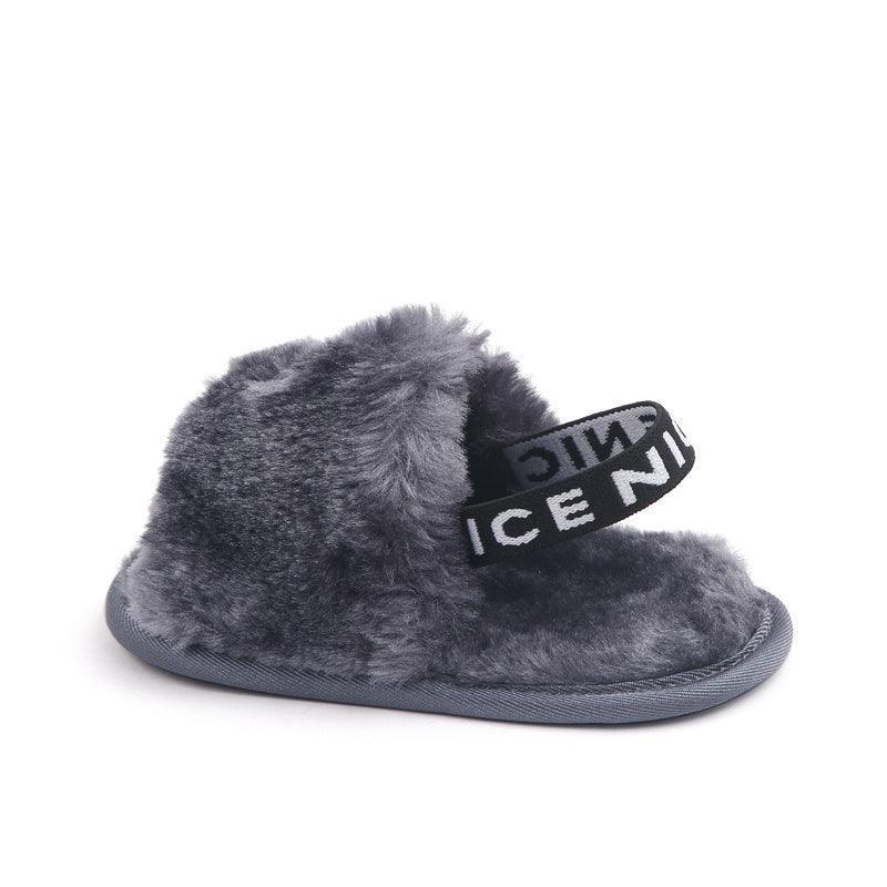 Cozy Fluffy Slippers with Elastic Band - Jessiz Boutique