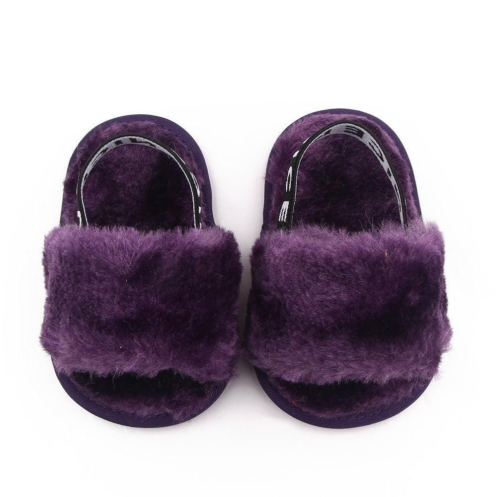 Cozy Fluffy Slippers with Elastic Band - Jessiz Boutique