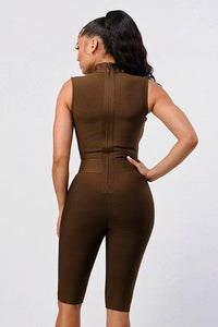 Cris Cross Bandage Romper - Jessiz Boutique