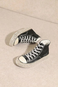 D-Chantel High Top Stud Sneakers - Jessiz Boutique