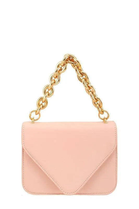 Envelope Style Chain Handle Crossbody Bag - Jessiz Boutique