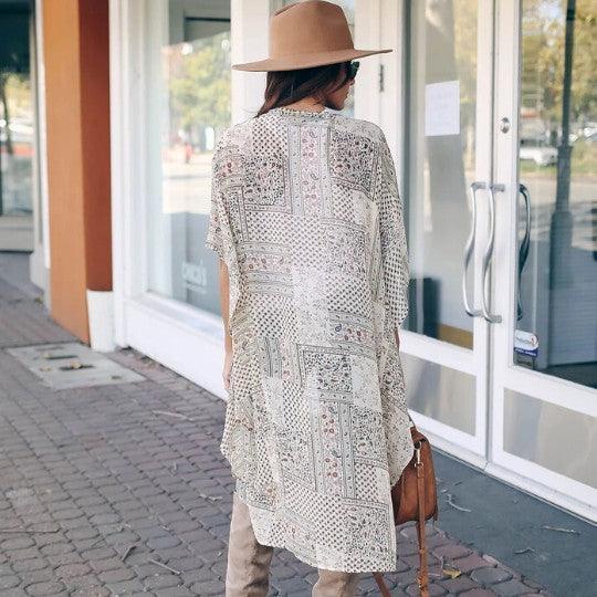 Extremely Comfortable Maze Kimono - Jessiz Boutique