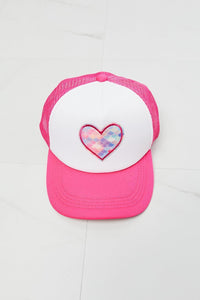 Fame Falling For You Trucker Hat in Pink - Jessiz Boutique