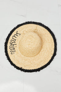 Fame Sunshine Straw Fringe Hat - Jessiz Boutique