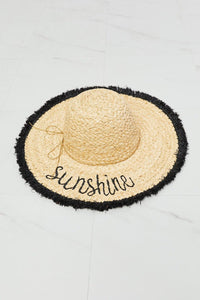 Fame Sunshine Straw Fringe Hat - Jessiz Boutique