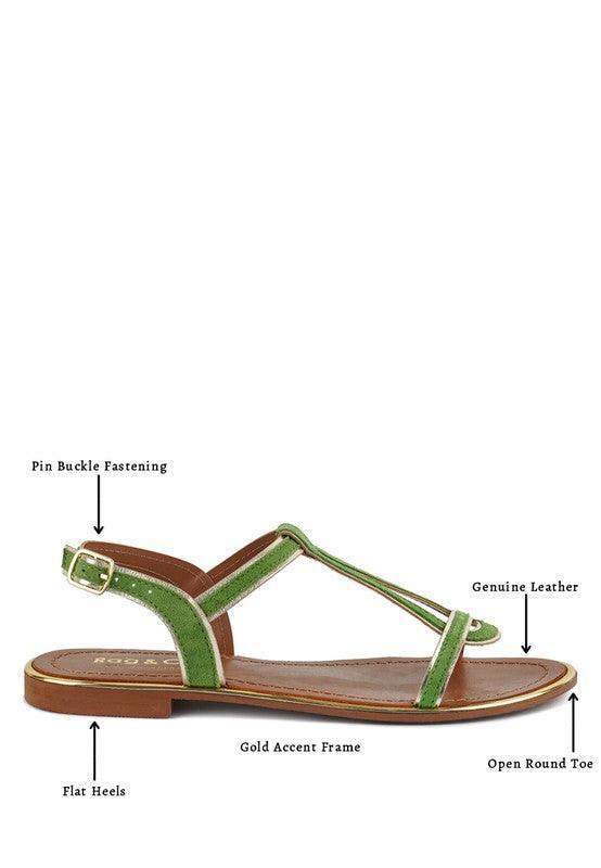 Feodora Flat Slip On Sandals - Jessiz Boutique