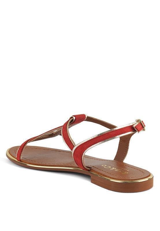 Feodora Flat Slip On Sandals - Jessiz Boutique