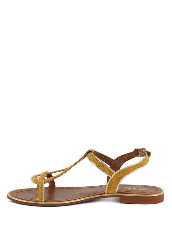 Feodora Flat Slip On Sandals - Jessiz Boutique