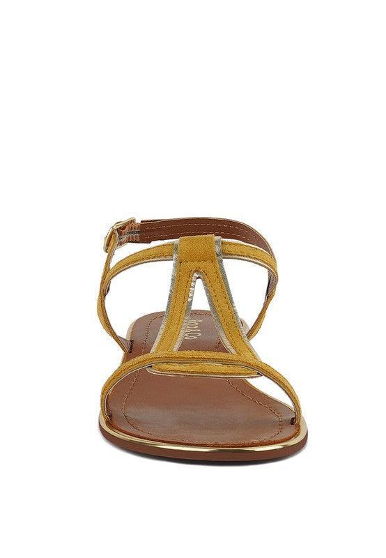 Feodora Flat Slip On Sandals - Jessiz Boutique