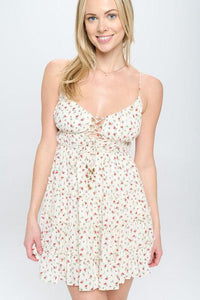 Floral Ruffle Cami Mini Dress - Jessiz Boutique