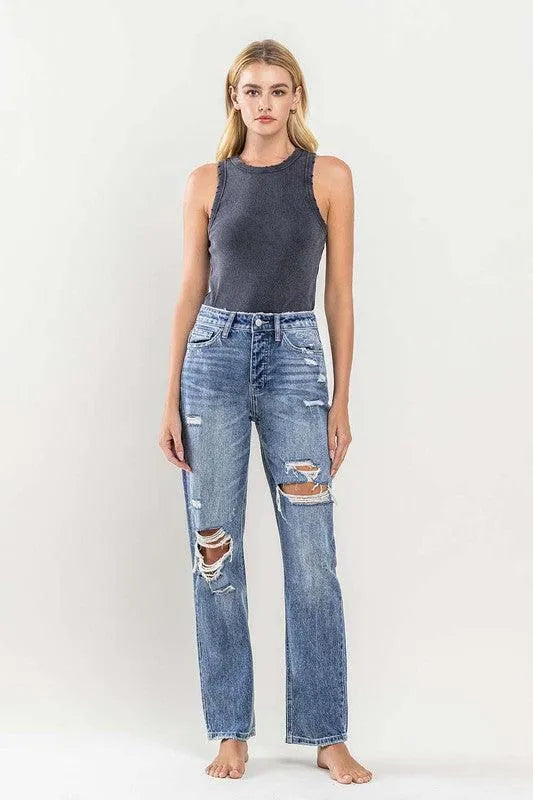 Flying Monkey 90'S Vintage Slim Straight Jean - Jessiz Boutique