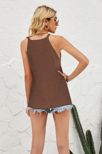 Grecian Neck Knit Tank - Jessiz Boutique