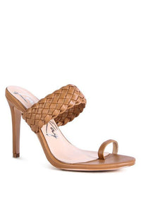 High Perks Woven Strap Toe Ring Sandals - Jessiz Boutique