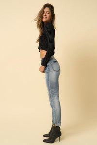 High Rise Girlfriend Jeans - Jessiz Boutique