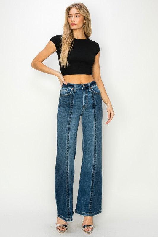 High Rise Relaxed Flare Jeans - Jessiz Boutique