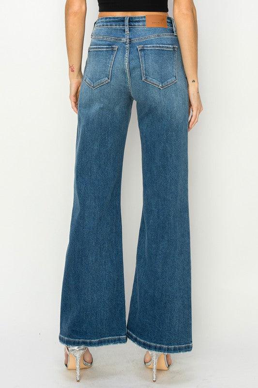 High Rise Relaxed Flare Jeans - Jessiz Boutique