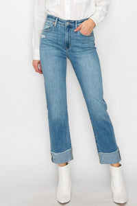 High Rise Straight Jeans - Jessiz Boutique