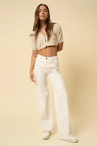 High Rise Wide Leg Jeans - Jessiz Boutique