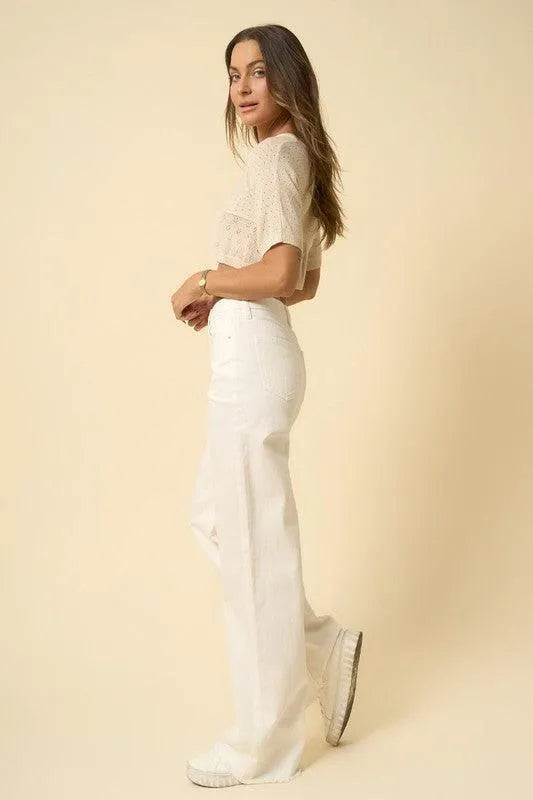 High Rise Wide Leg Jeans - Jessiz Boutique