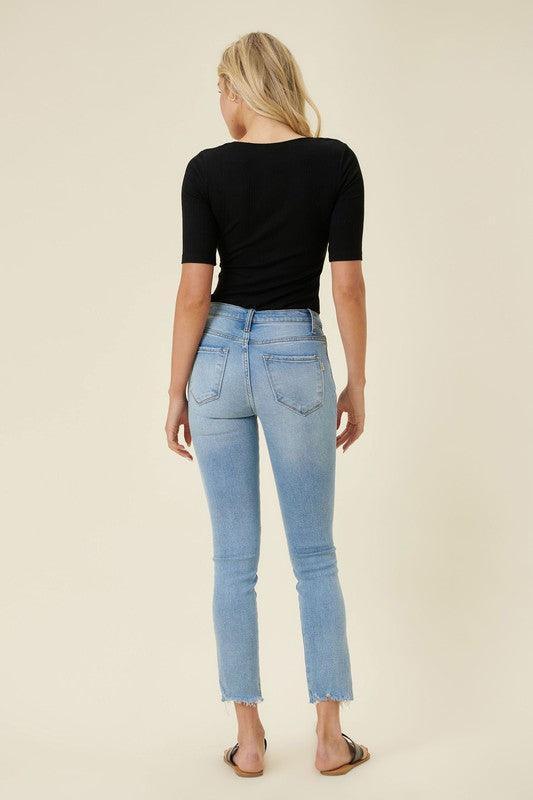 High Waisted Skinny Jeans - Jessiz Boutique