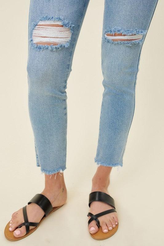 High Waisted Skinny Jeans - Jessiz Boutique