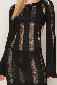 HYFVE Backless Design Cover Up Mini Dress - Jessiz Boutique