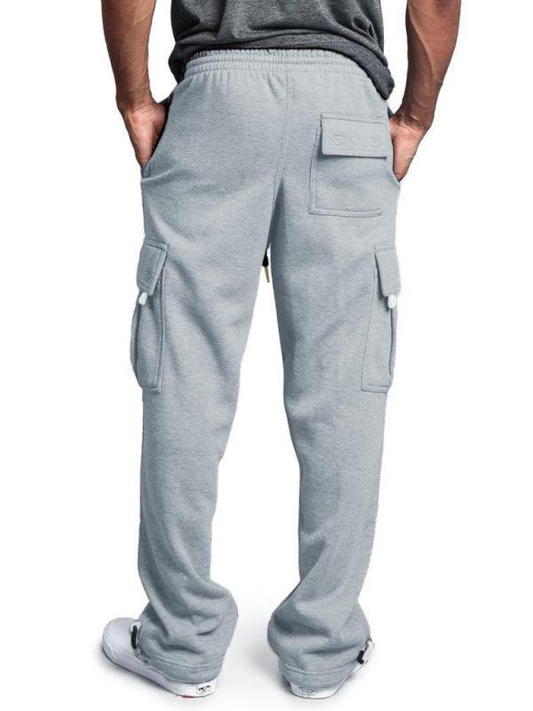 Multi-Pocket Loose Fit Sweatpants