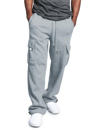 Multi-Pocket Loose Fit Sweatpants