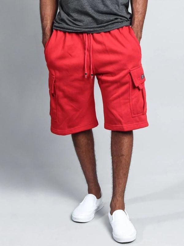 Multi-Pocket Loose Cargo Shorts