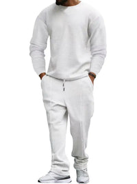 Men's Long-Sleeved Round-Neck Casual Set