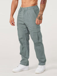 Men's Spliced Casual Sports Loose Pants