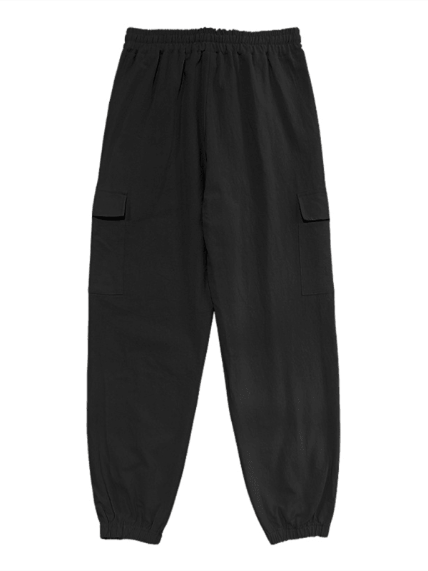 Casual Multi-Pocket Drawstrings Pants