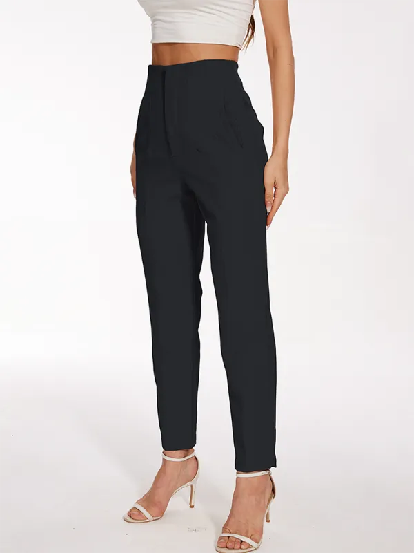 New Women's High Waist Casual Pants