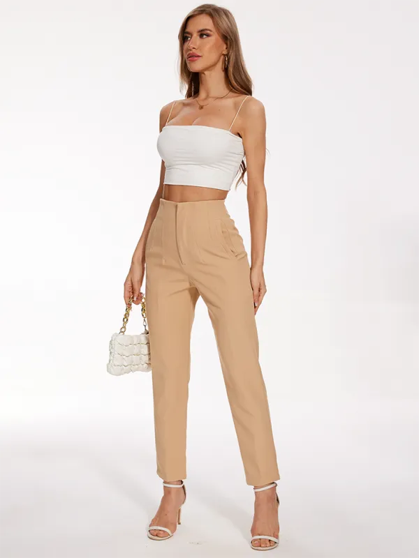 New Women's High Waist Casual Pants