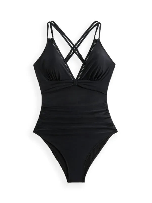 Sling Hollow One-Piece Swimsuit
