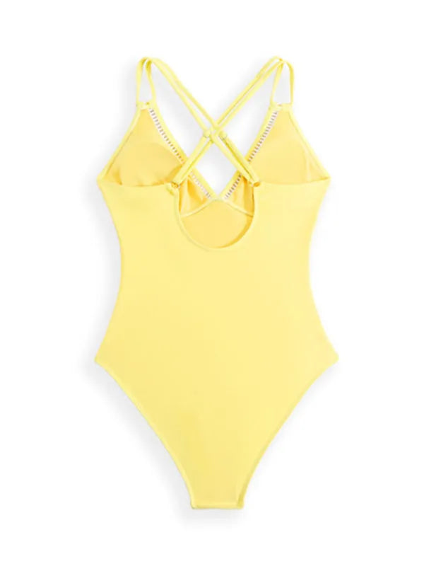 Sling Hollow One-Piece Swimsuit
