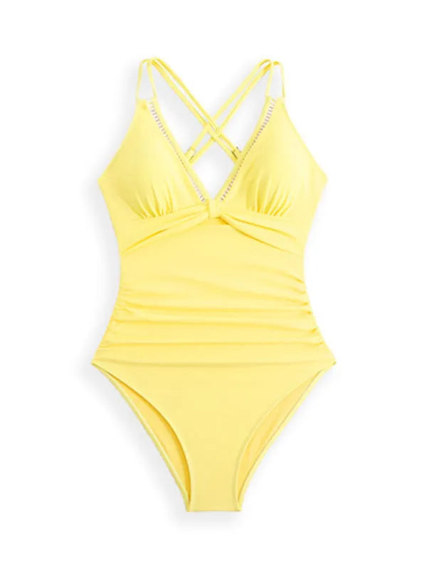 Sling Hollow One-Piece Swimsuit